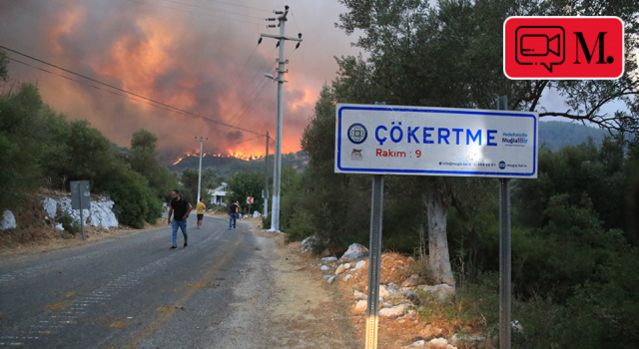 Çökertme ve Köyceğiz'deki yangınlarda son durum