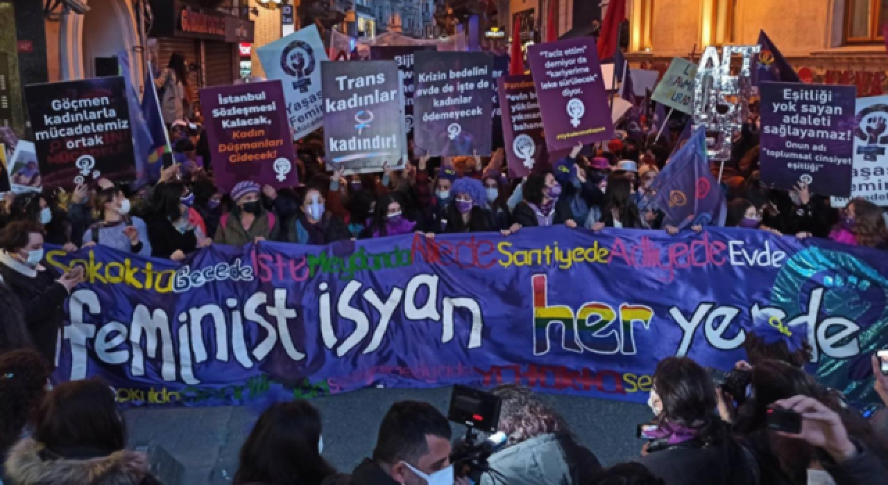 ''Feminist Gece Yürüyüşü'' soruşturması sonucunda tutuklama kararı