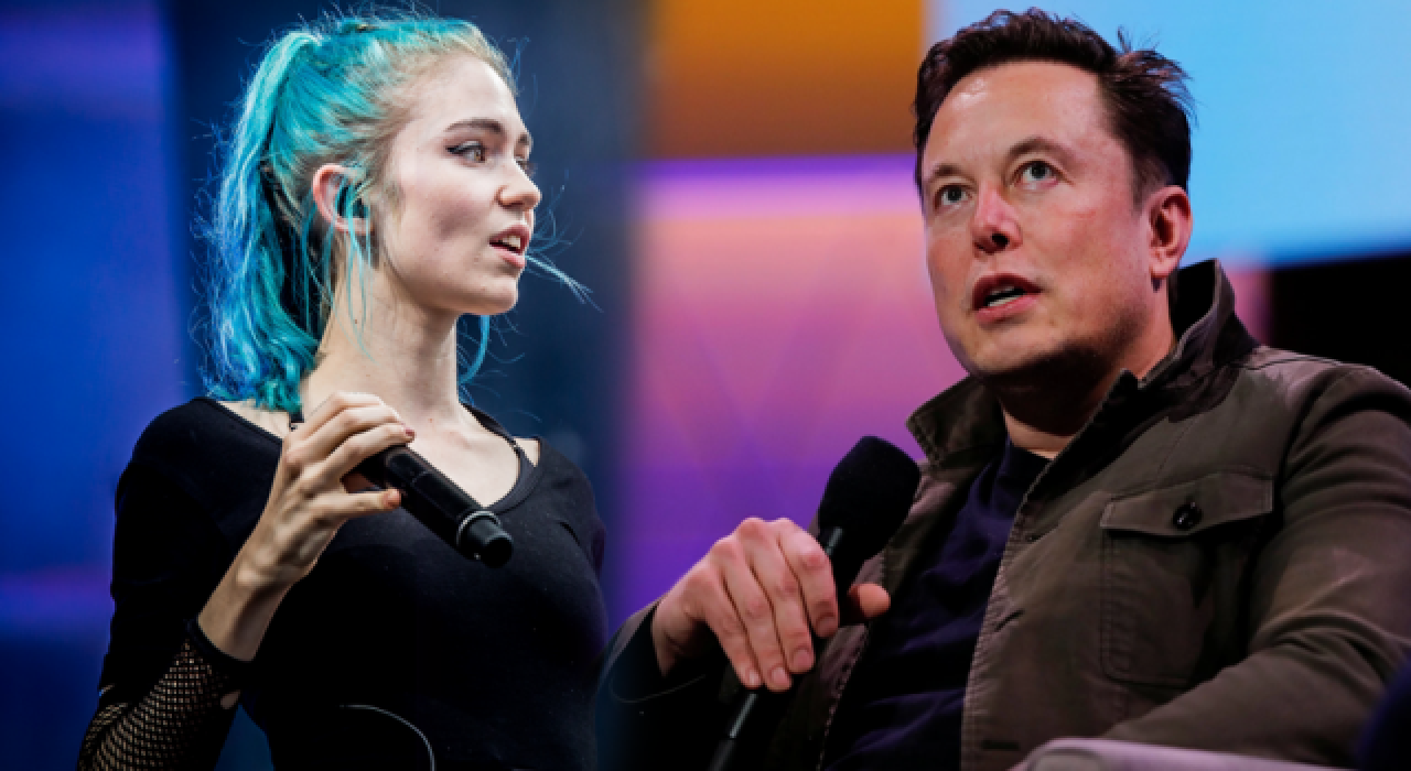 Kanadalı şarkıcı Grimes'ten Elon Musk çıkışı!