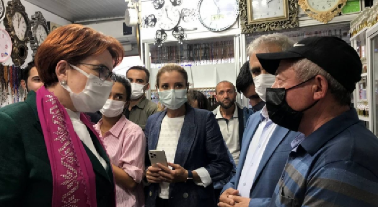 Meral Akşener'in Bayburt ziyaretinde arbede!