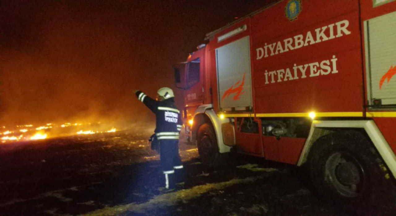 Diyarbakır Hevsel Bahçeleri'nde 3 noktada yangın!