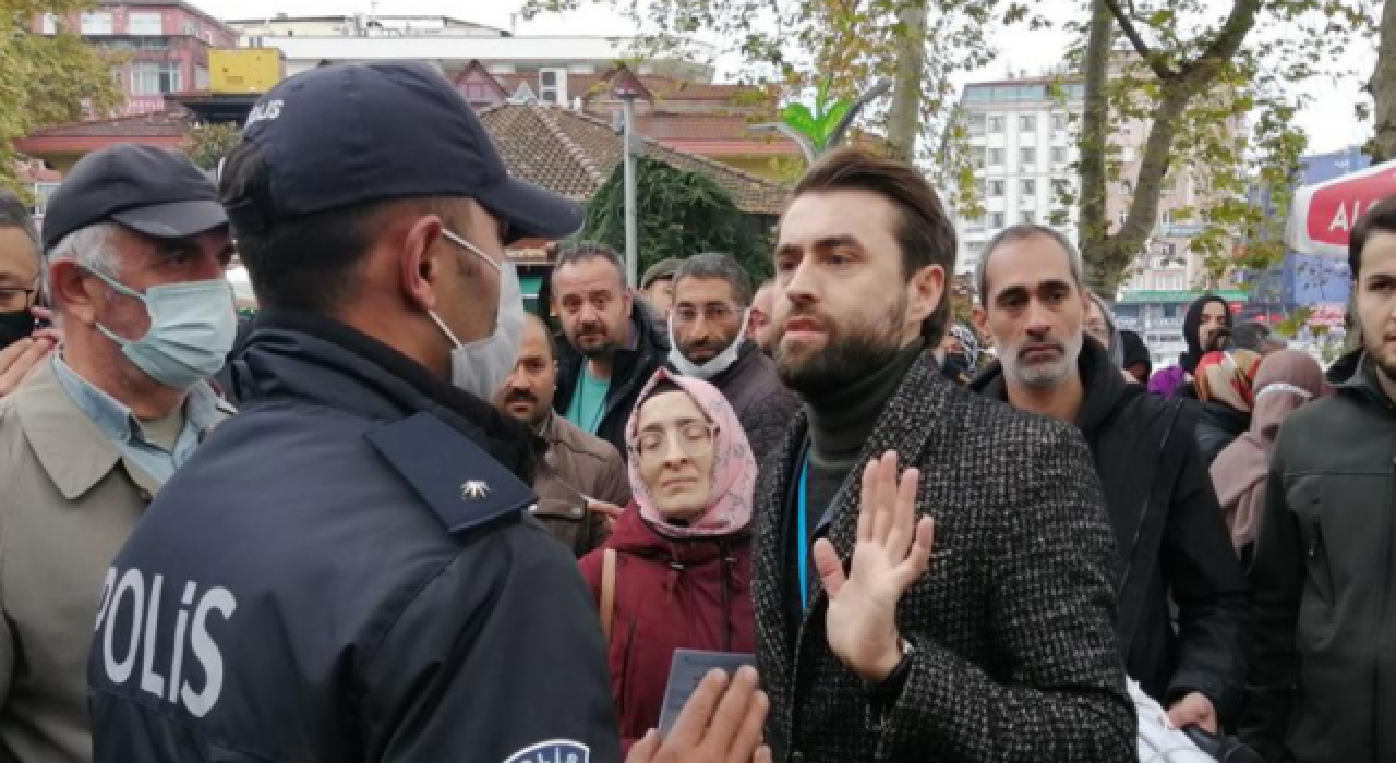 Aşı karşıtından polise tehdit!