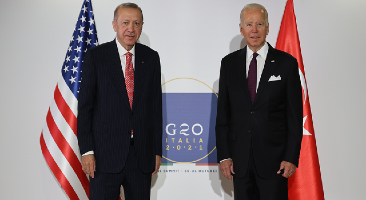 Cumhurbaşkanı Erdoğan ve ABD Başkanı Biden görüşmesi