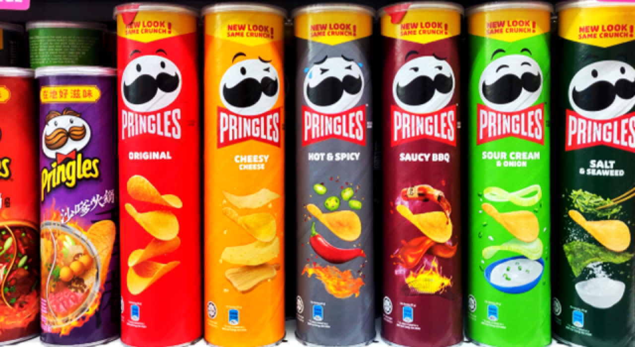 Pringles 20 yılın ardından logosunu değiştiriyor