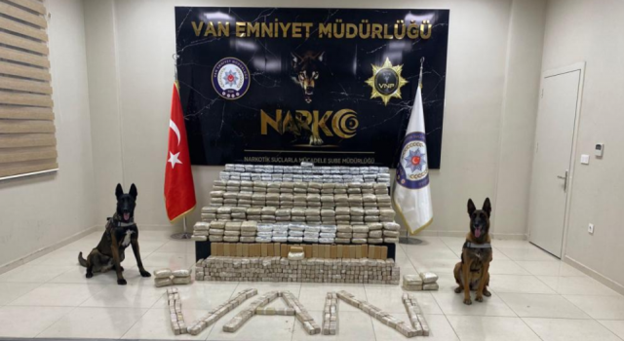 Van'da 473 kilo 600 gram eroin ele geçirildi