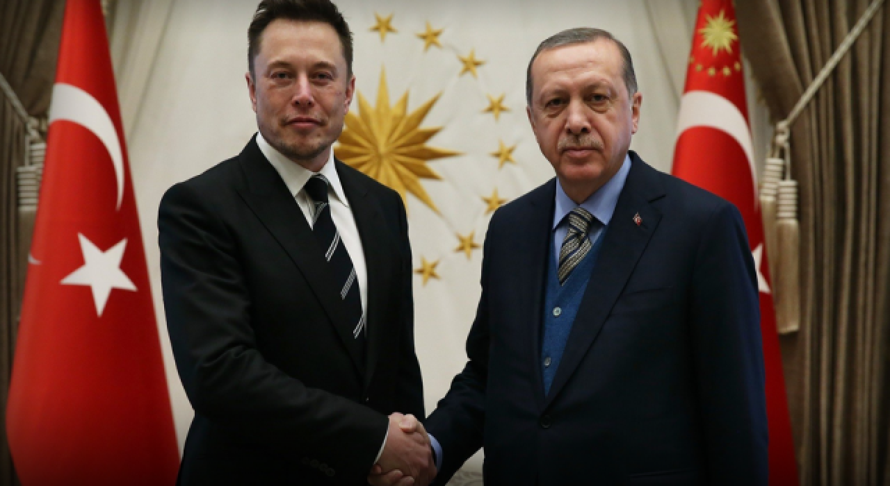 Cumhurbaşkanı Erdoğan, Elon Musk ile görüştü