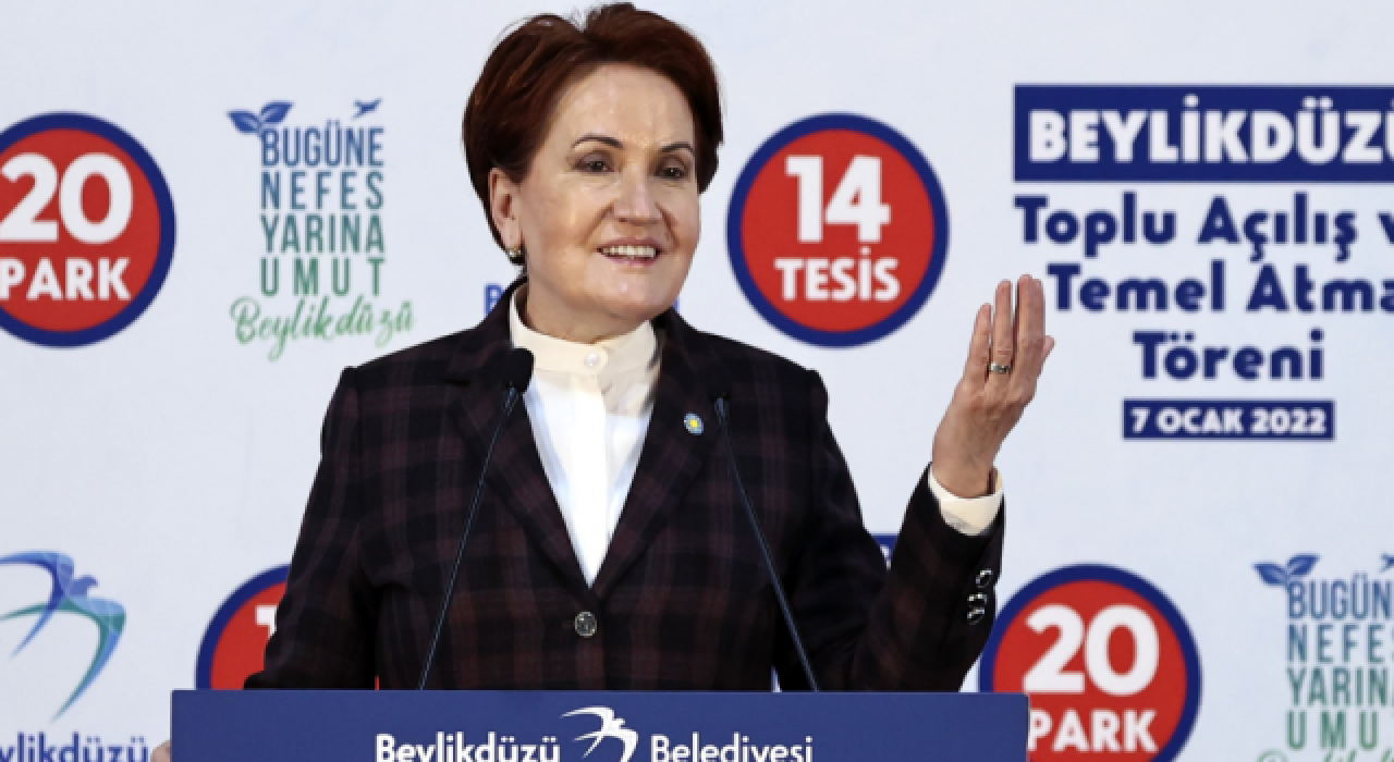 Akşener: Bu salonda emniyeti temsilen bir tek ben varım