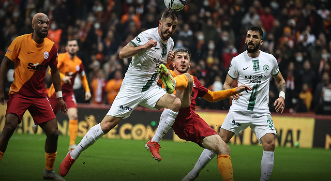 Galatasaray sahasında Giresunspor'a 1-0 yenildi