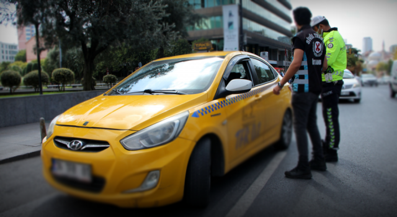 İstanbul'da taksicilere yönelik denetim yapıldı