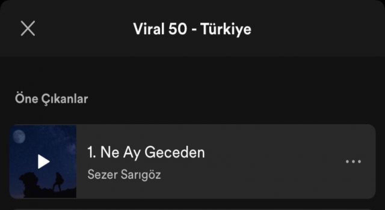 Sezer Sarıgöz'den “Ne Ay Geceden''