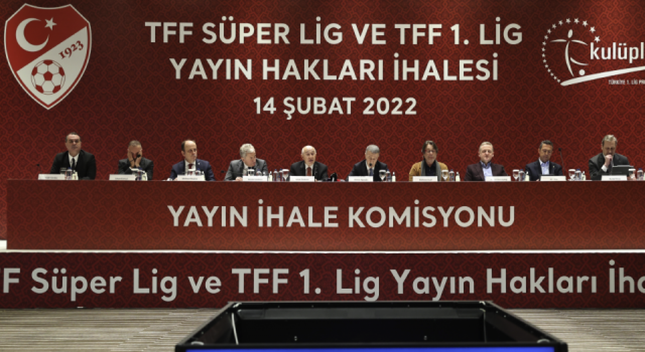 TFF'den yayın ihalesi açıklaması: 14 firmadan toplam 15 teklif