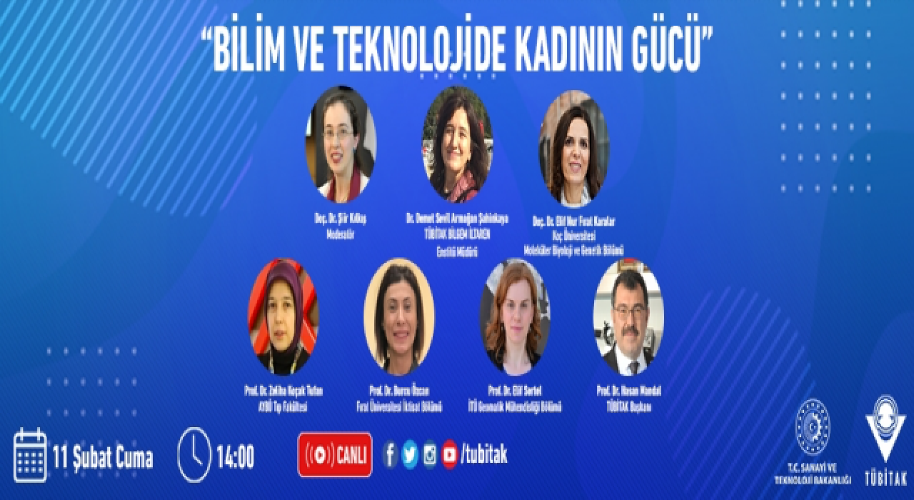 TÜBİTAK’tan Bilim ve Teknolojide Kadının Gücü Çevrim İçi Paneli