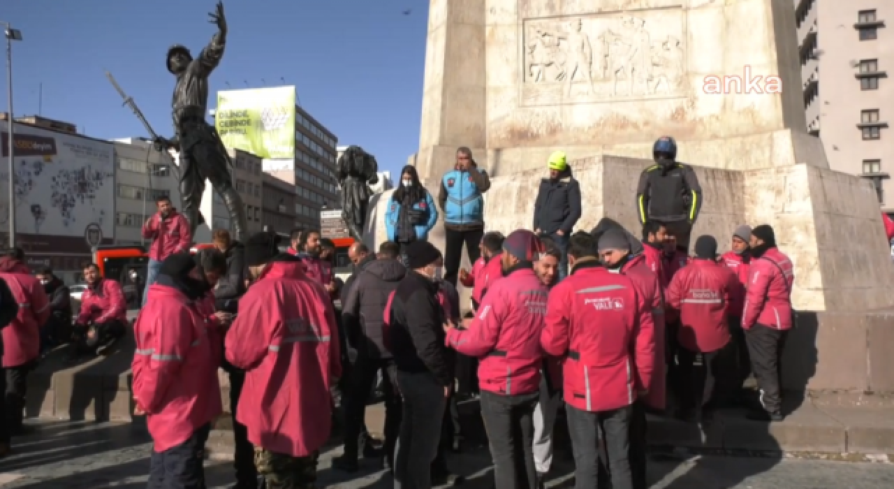 YemekSepeti kuryelerinin eylemi 4. gününde: Sadece hakkımızı istiyoruz