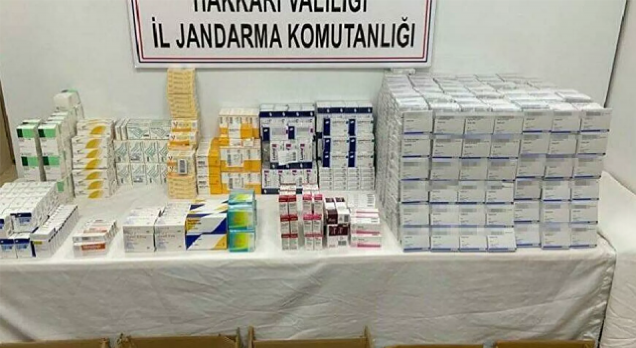 2 bin 330 paket kırmızı reçeteli ilaç ele geçirildi