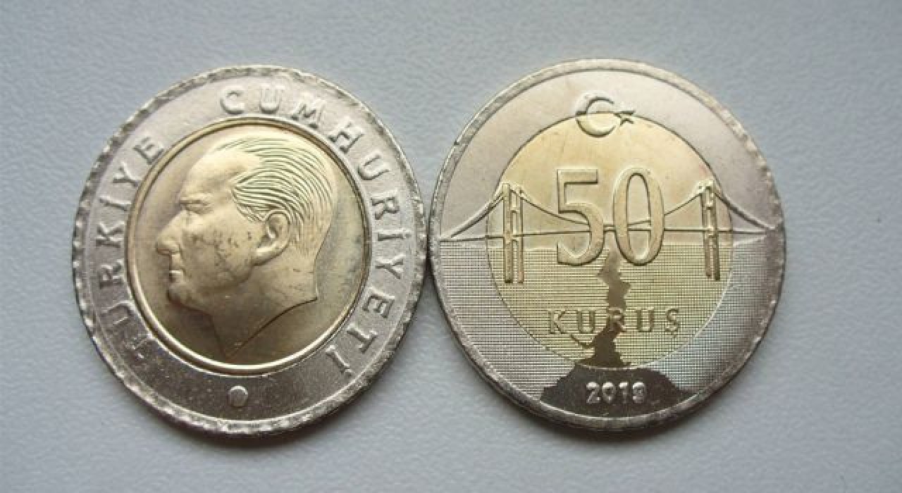 "50 kuruşun metal maliyeti 2,42 lira, 5 liranın kâğıt maliyeti 6 lira oldu"