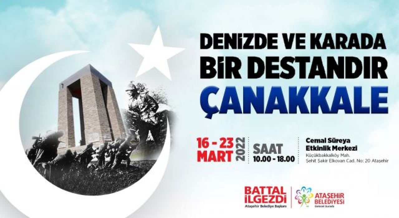 Ataşehir’de 18 Mart Çanakkale Zaferi Etkinlikleri