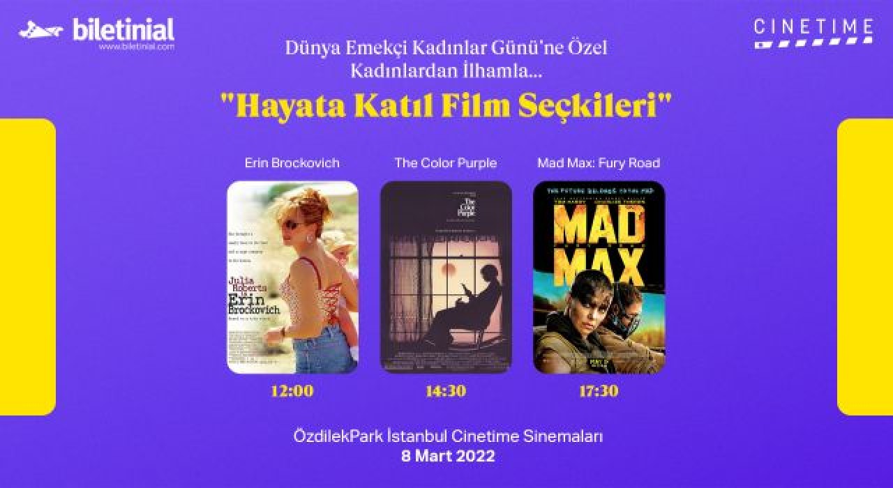 Biletinial’dan 8 Mart Dünya Kadınlar Günü’ne Özel Film Seçkisi