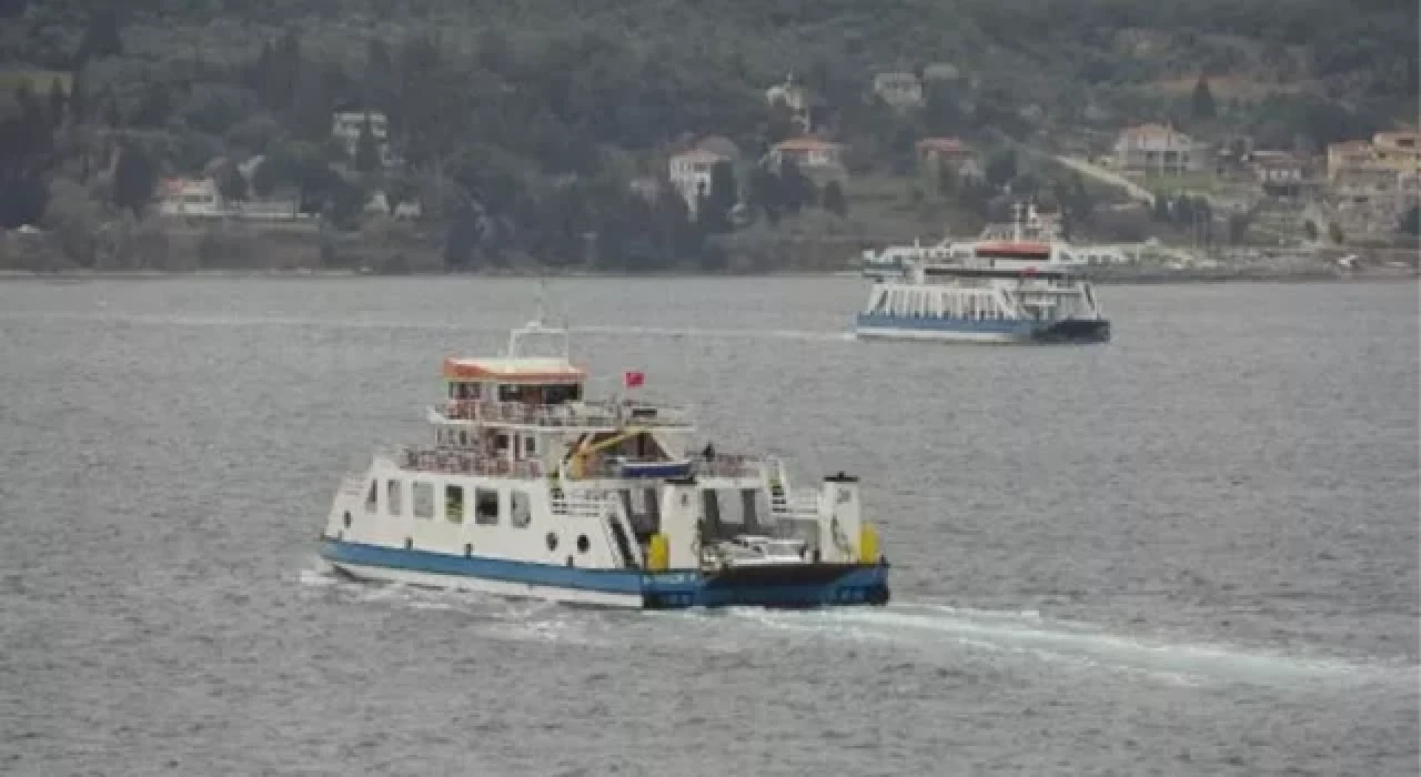 Çanakkale'de adalara yarınki feribot seferleri iptal