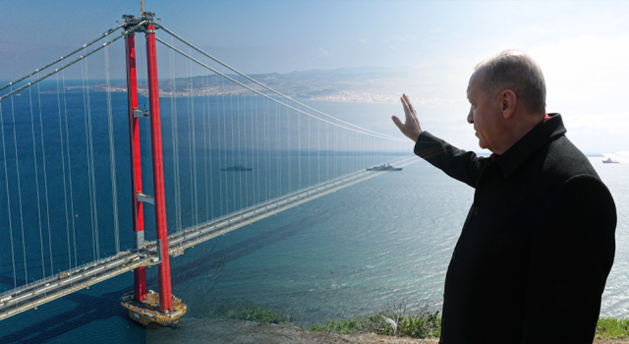 Cumhurbaşkanı Erdoğan, 1915 Çanakkale Köprüsü'nün açılışını yaptı