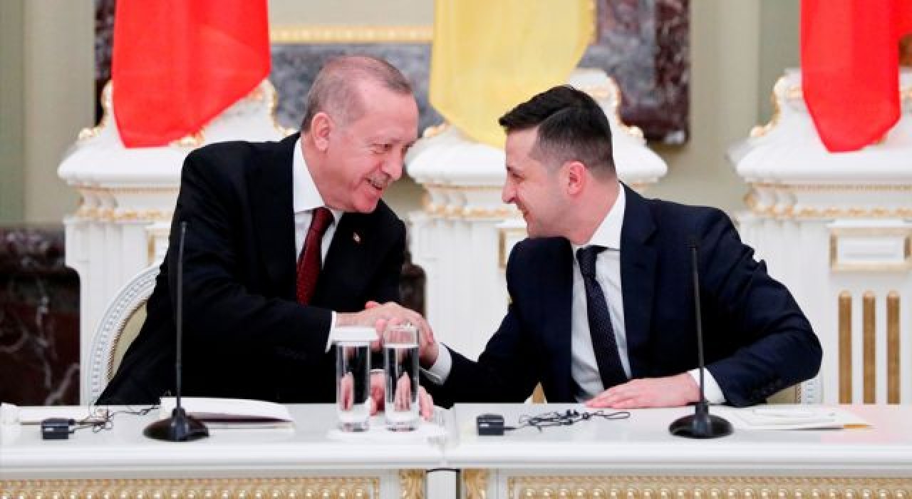 Cumhurbaşkanı Erdoğan, Ukrayna lideri Zelenski ile görüştü