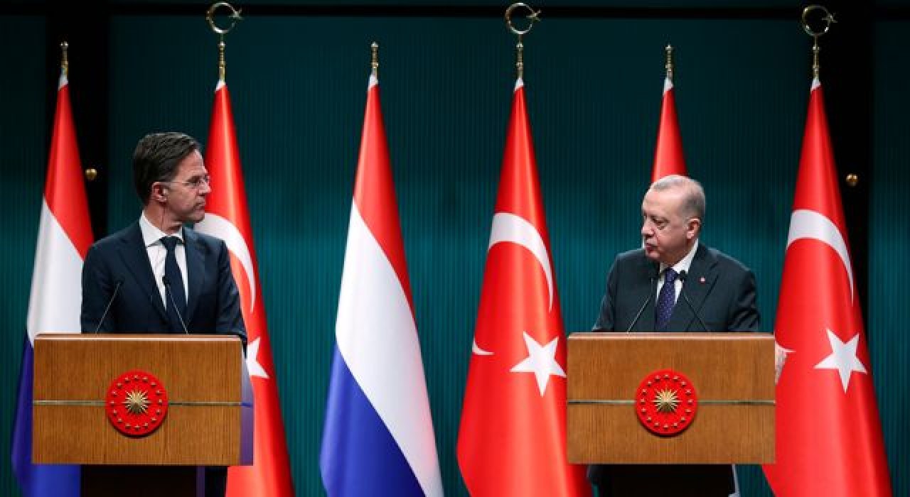 Cumhurbaşkanı Erdoğan ve Hollanda Başbakanı'ndan ortak açıklama