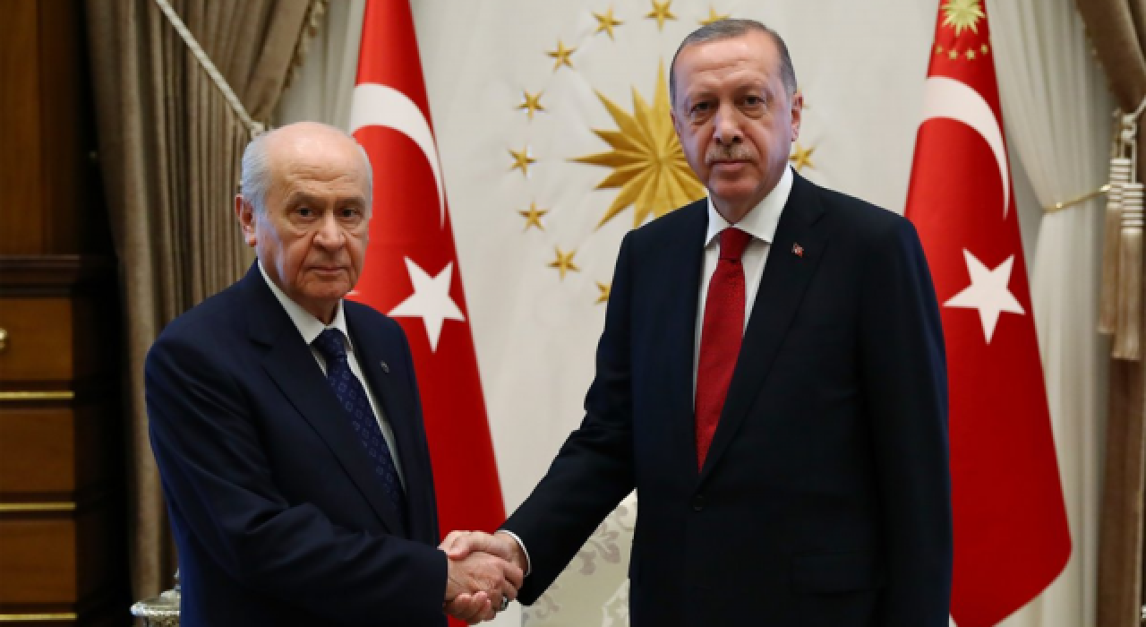 Cumhurbaşkanı Erdoğan'ın Bahçeli ile görüşmesi başladı