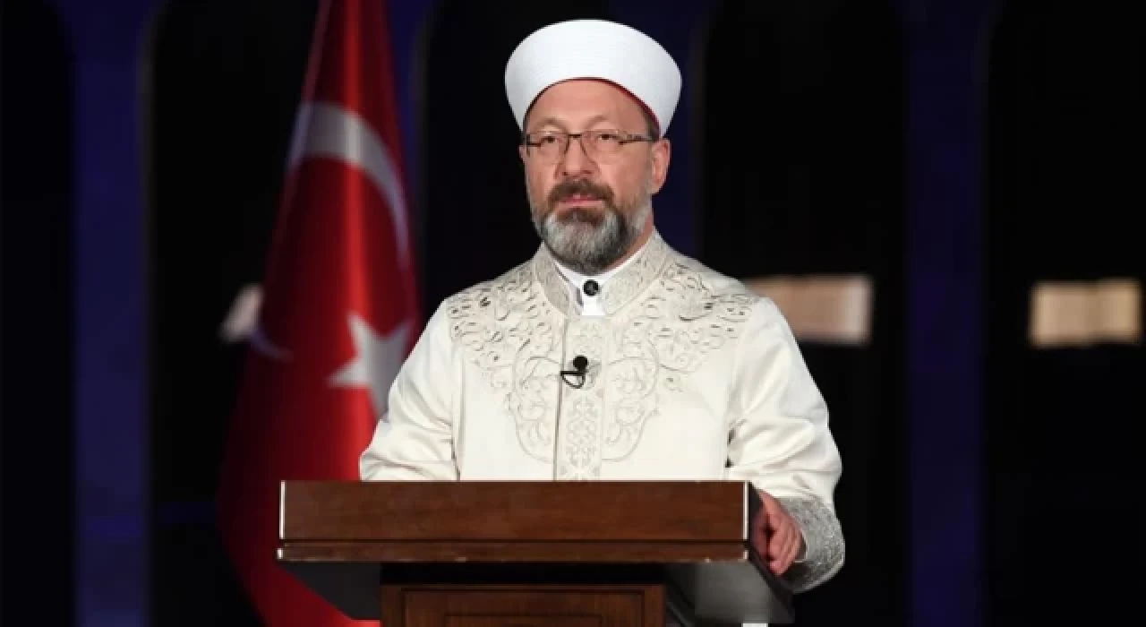 Diyanet İşleri Başkanı Ali Erbaş'tan teravih açıklaması