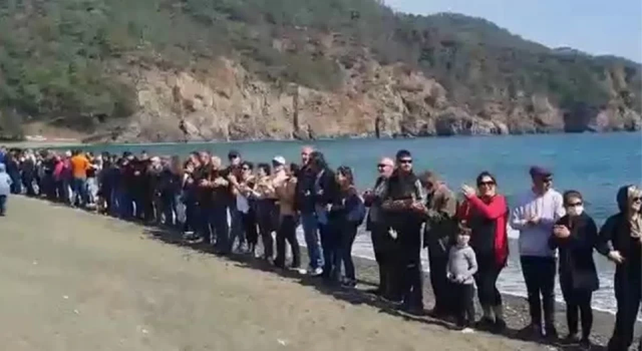 Muğla halkından özelleştirme protestosu: Halk plajını elimizden almayın