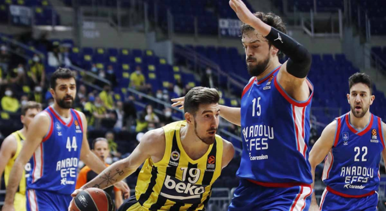 THY Avrupa Ligi'nde Anadolu Efes, yarın Fenerbahçe Beko'yu konuk edecek