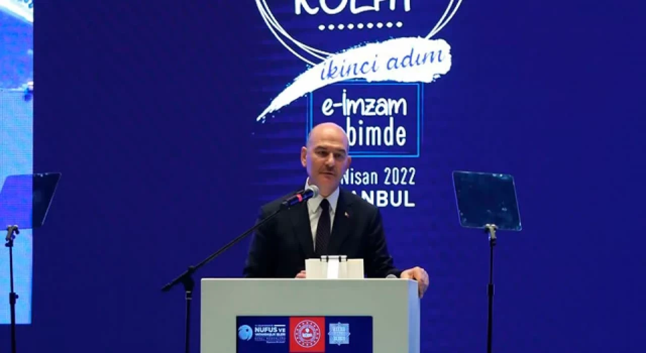 Bakan Soylu: Dünyanın en güvenlikli pasaportu işlemleri üretilmeye başlandı