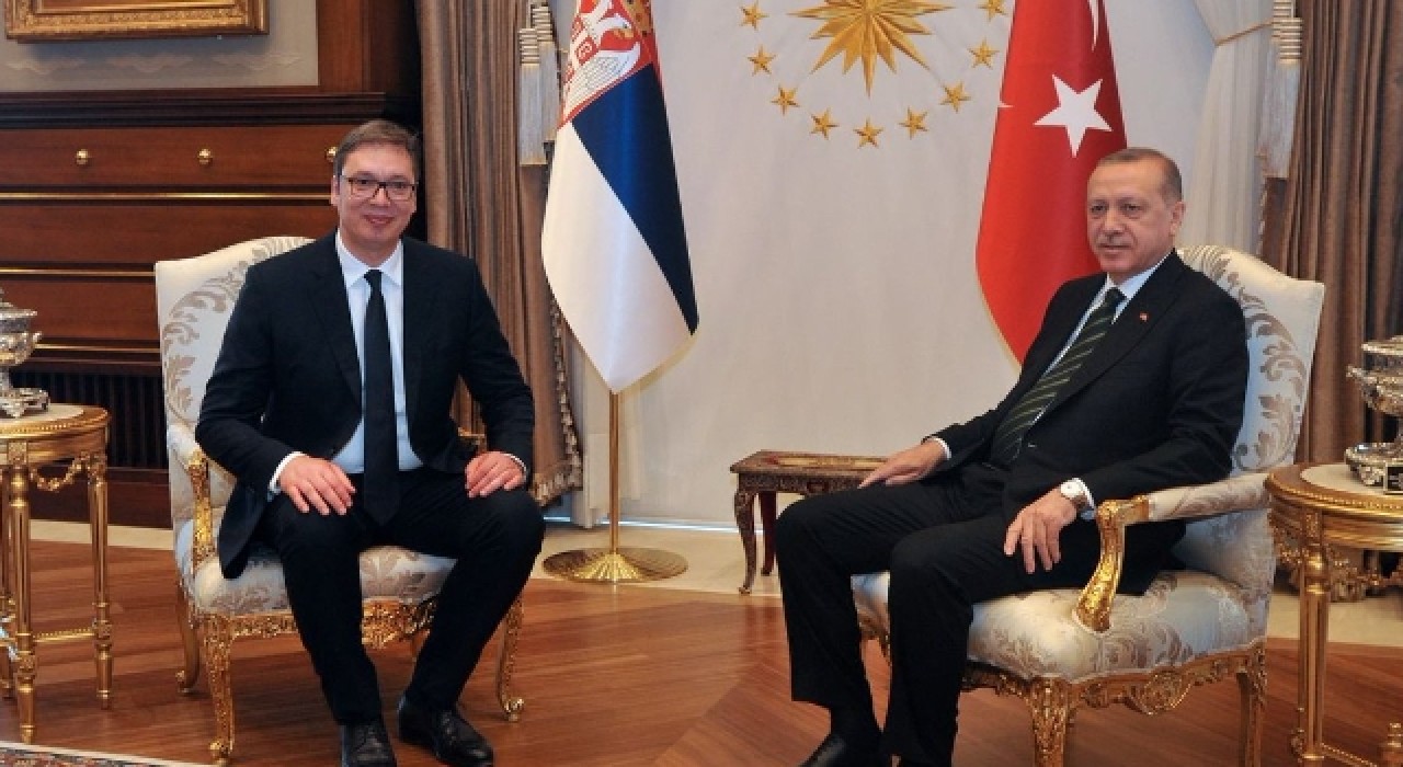 Cumhurbaşkanı Erdoğan, Sırbistan Cumhurbaşkanı Vucic ile görüştü