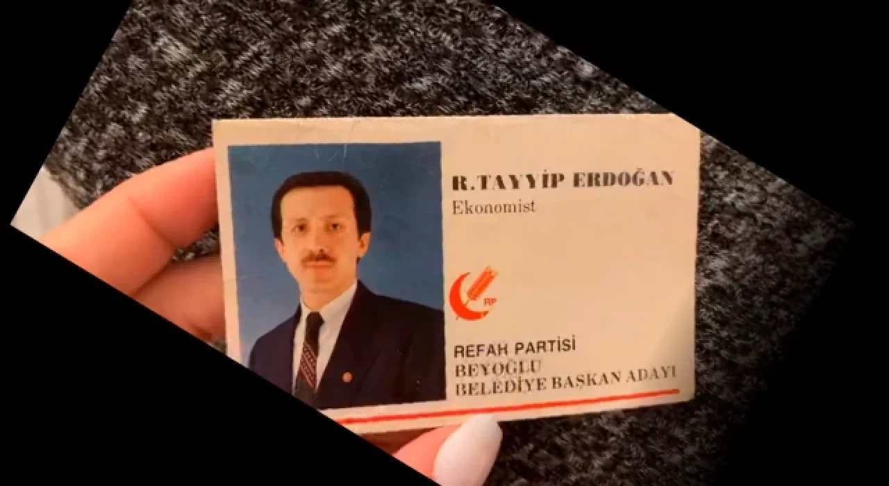 Cumhurbaşkanı Erdoğan'ın başka hiçbir yerde bulunmayan kartviziti