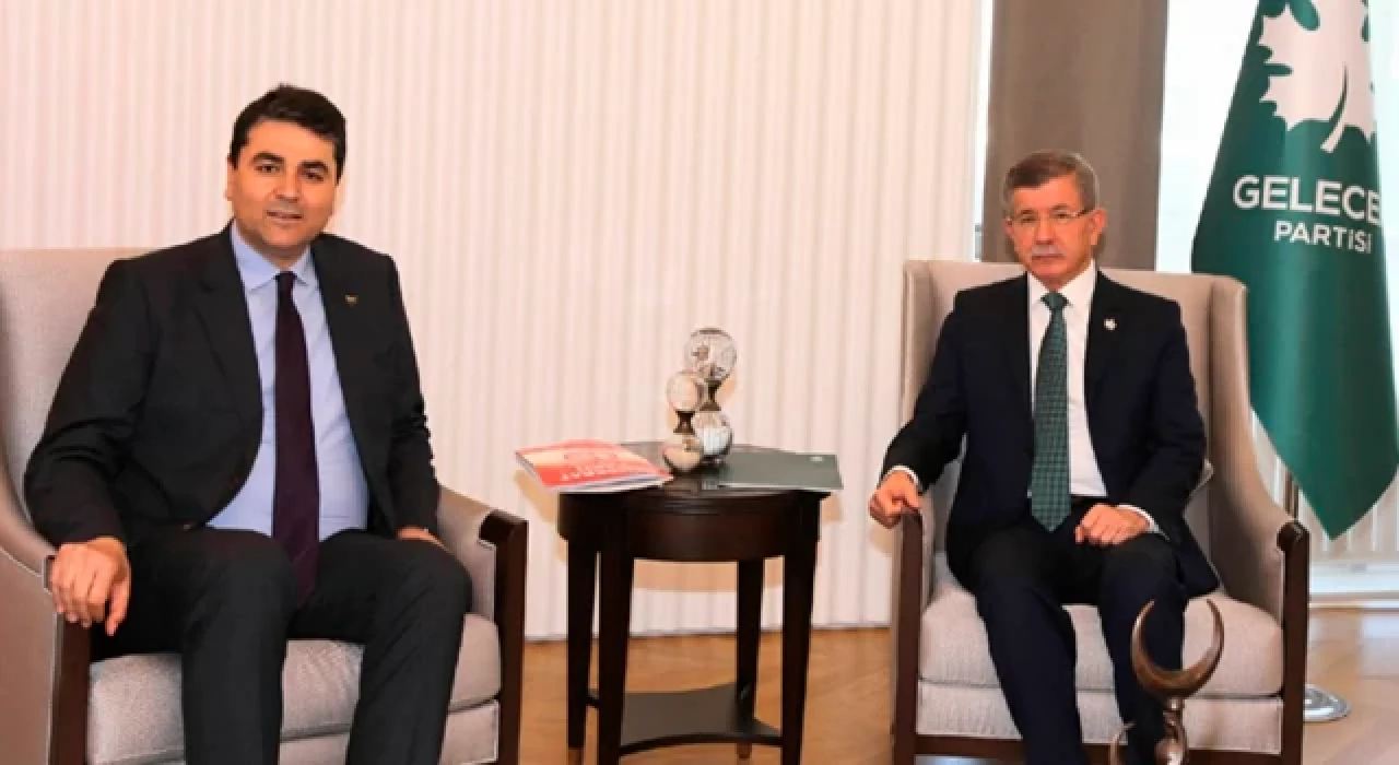 Demokrat parti lideri Uysal, Davutoğlu'nu ziyaret etti