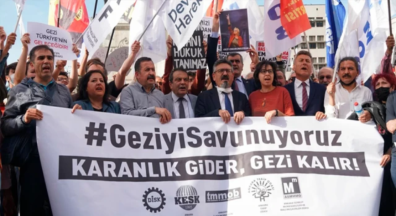 Gezi davası kararlarına Ankara'da protesto