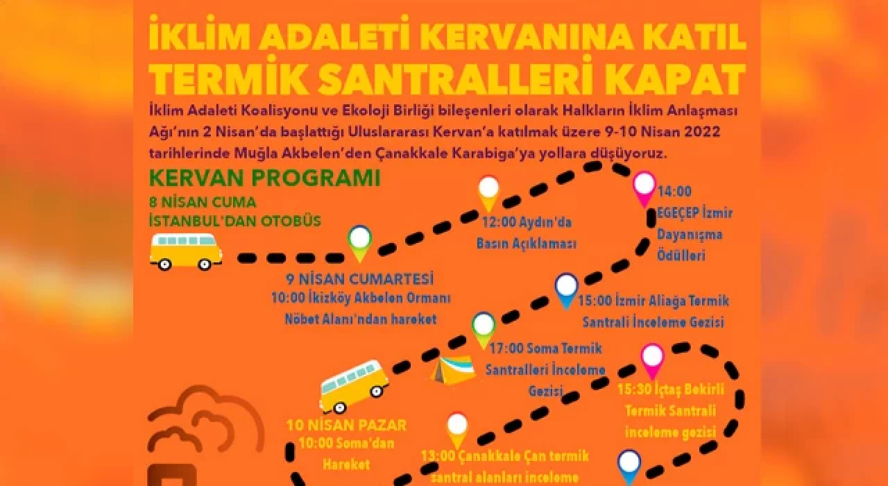 İklim Adaleti Kervanı programına başlıyor