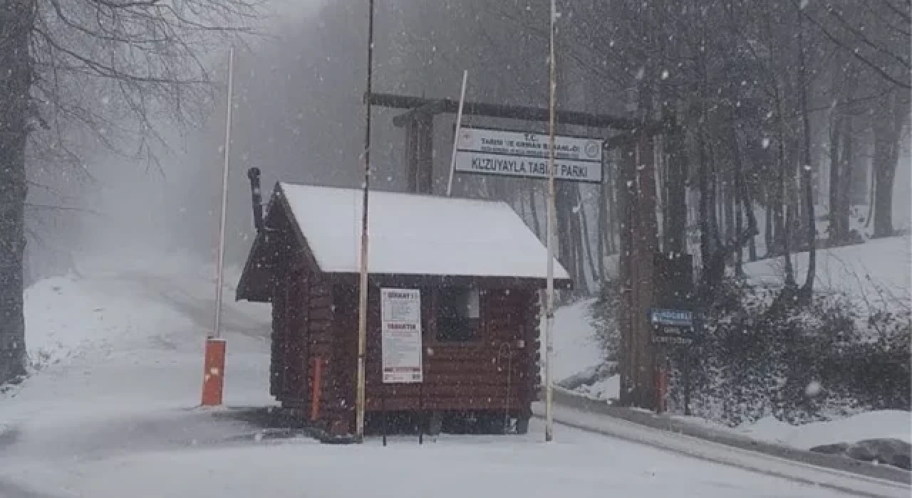 Kartepe'de kar kalınlığı 90 santimetreye ulaştı