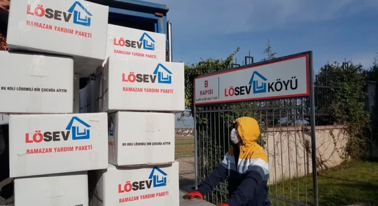 LÖSEV'den lösemili çocuklara ramazan ihtiyaç kolileri