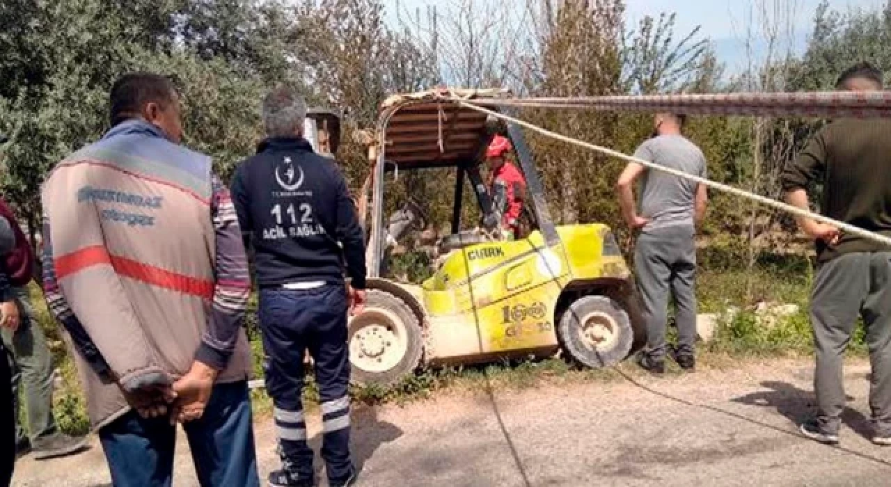 Muğla'da forklift operatörü iş kazasında hayatını kaybetti