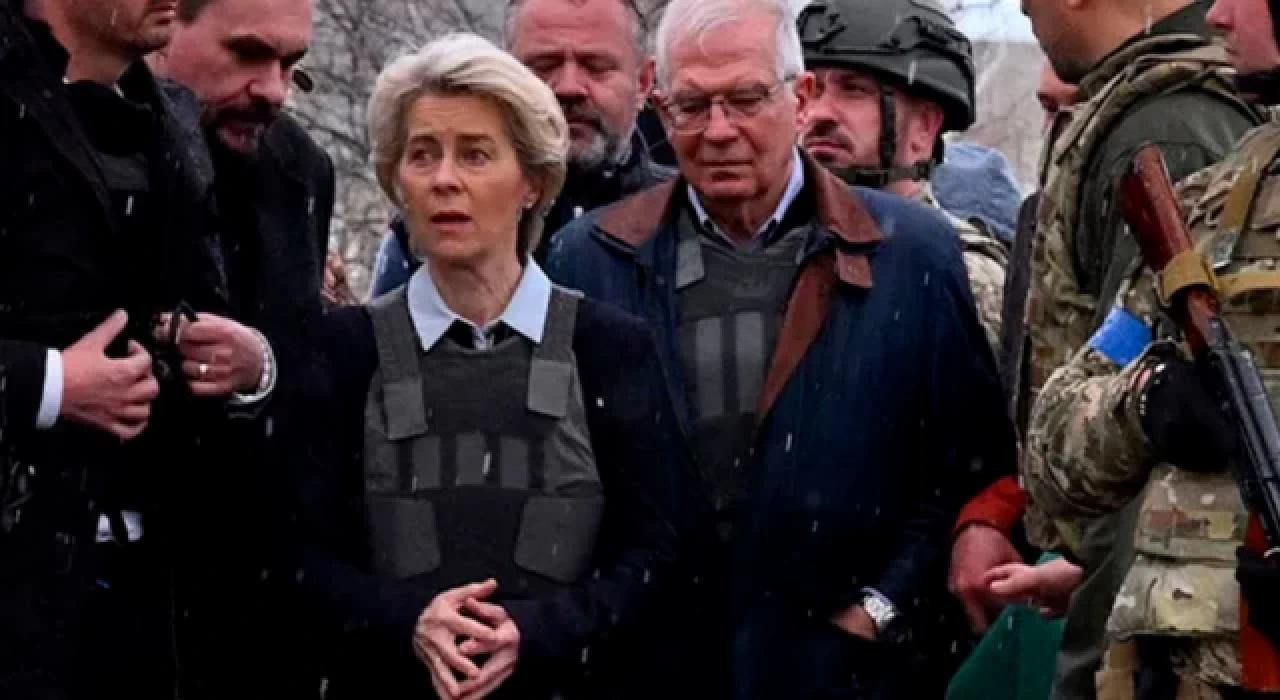 Ursula Von Der Leyen ve Josep Borrell Kiev'e gitti