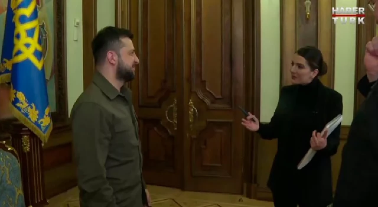 Zelensky ilk defa Türk televizyonlarına konuştu