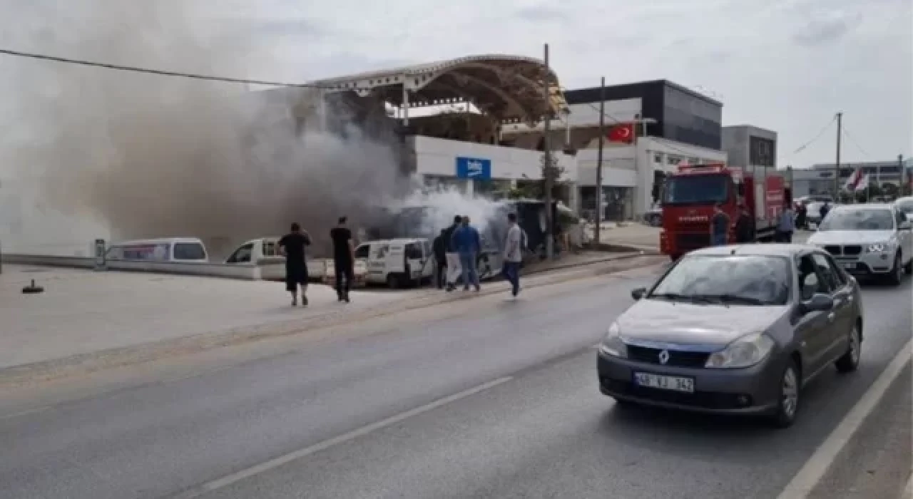 Bodrum’da yangın paniği