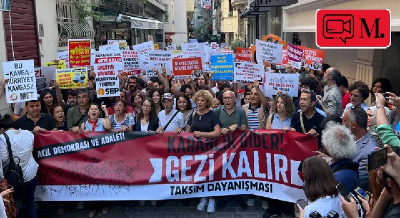 Gezi Parkı Olayları'nın 9. yılında vatandaşlar Taksim'de