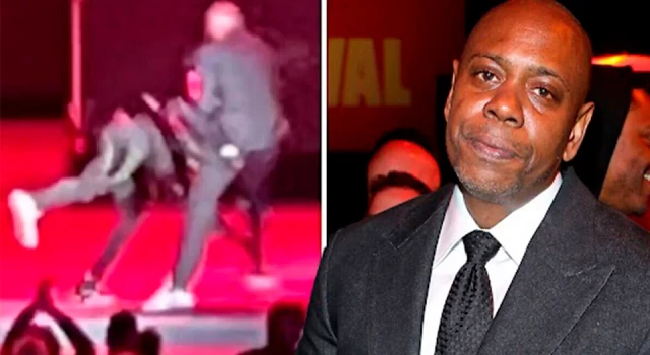 Komedyen Dave Chappelle'a sahnede saldırı