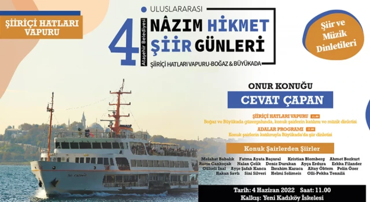 Uluslararası Nâzım Hikmet Şiir Günleri 4. yılında