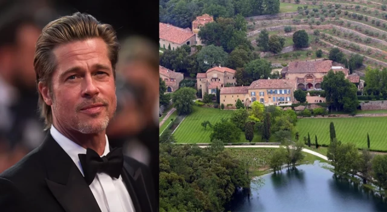 Brad Pitt, Fransa'daki şatosunun bahçesinde bir yıl boyunca hazine avındaymış