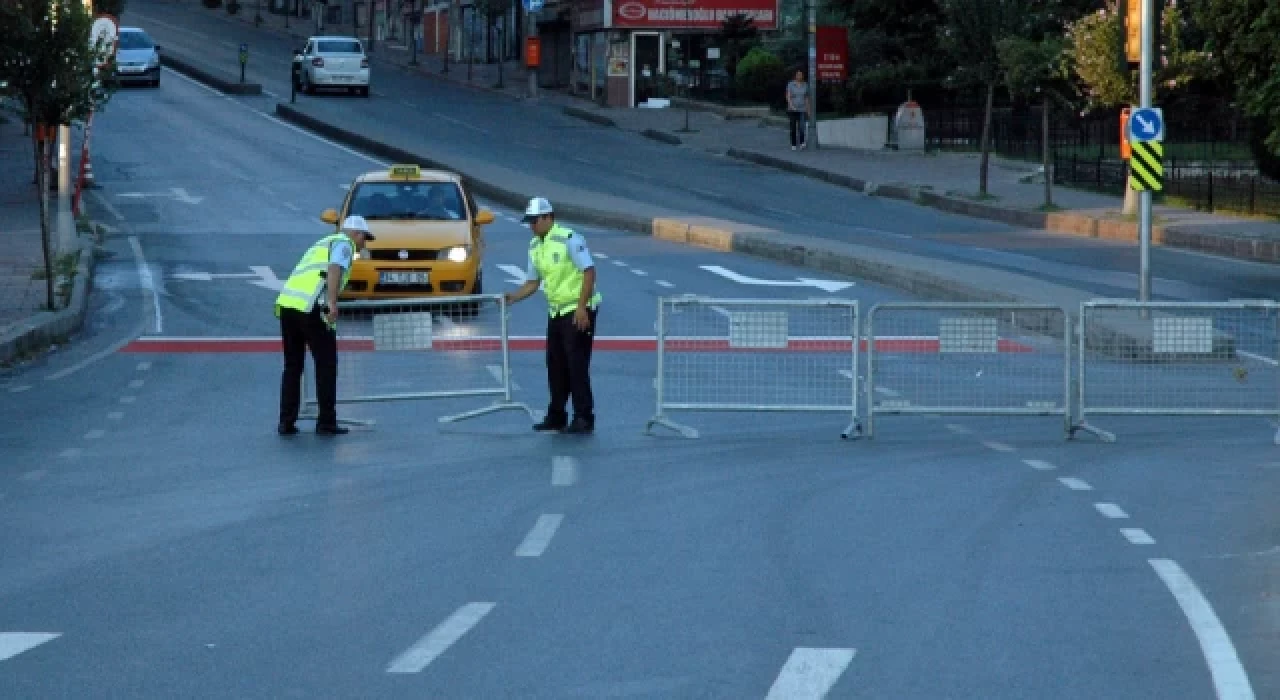 İstanbul'da pazar günü bazı yollar trafiğe kapatılacak