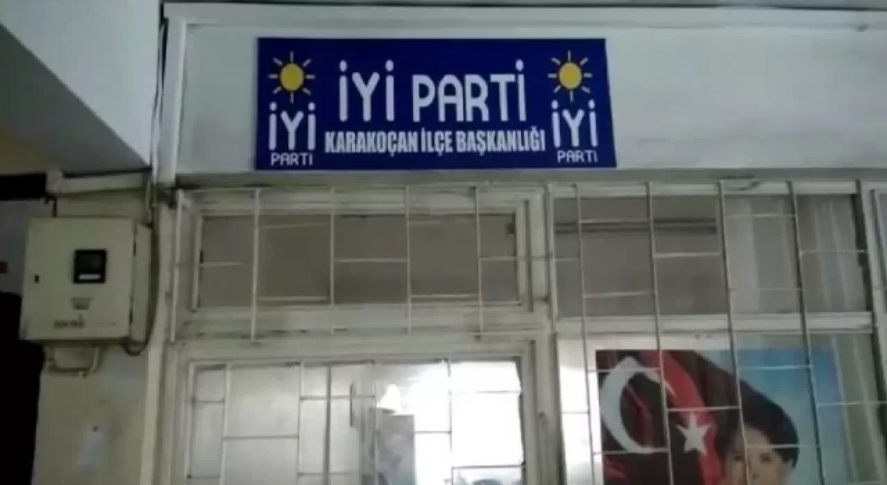 Elazığ Karakoçan İYİ Parti ilçe başkanlığına hırsız girdi