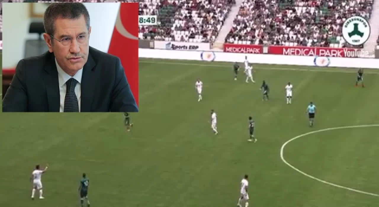 Giresunspor tribünlerinden Nurettin Canikli’ye tepki tezahüratları