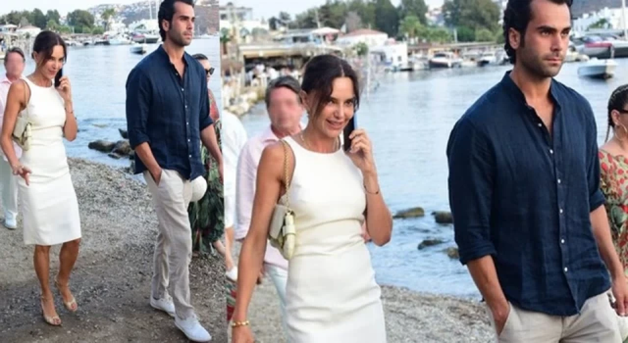 Hande Ataizi ve aşkının Bodrum keyfi sürüyor