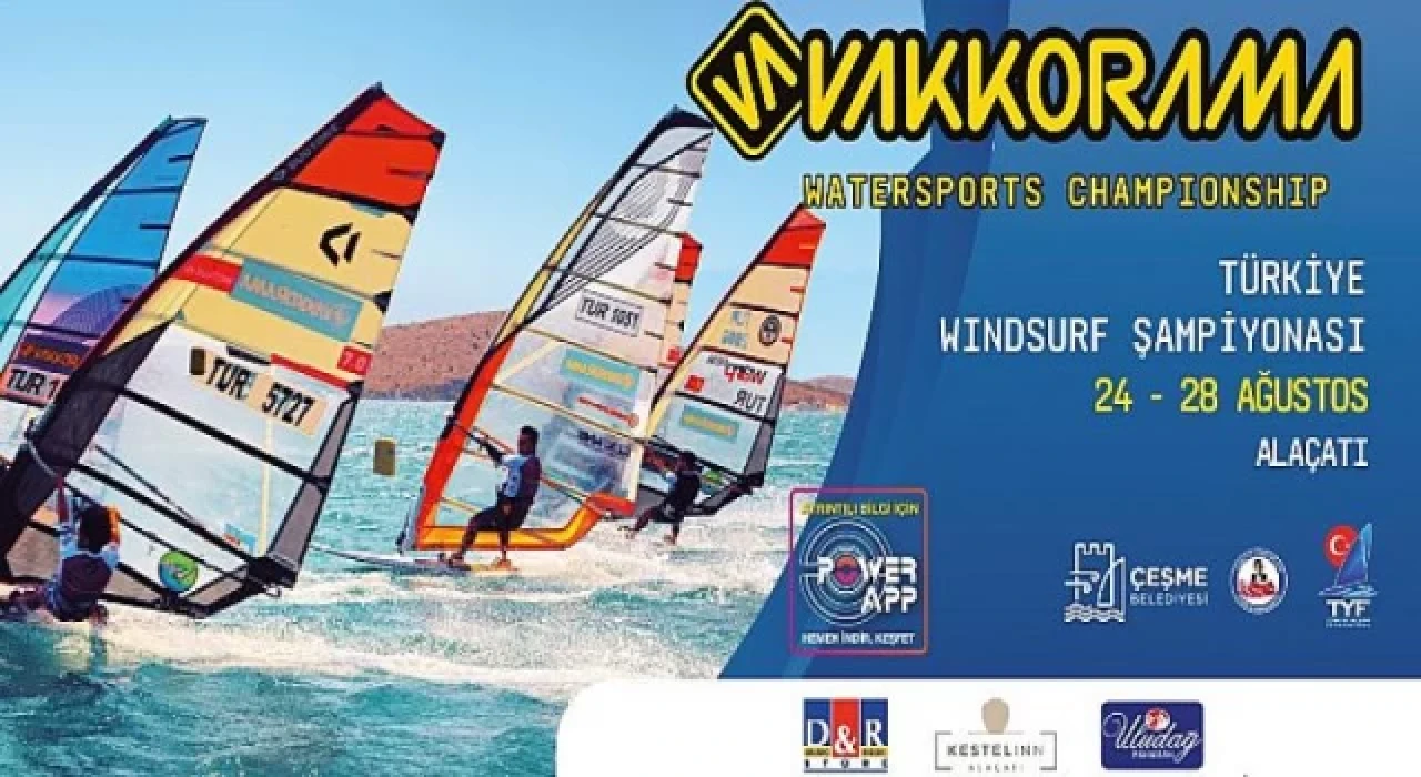 Türkiye Windsurf Şampiyonası Alaçatı’da başladı!